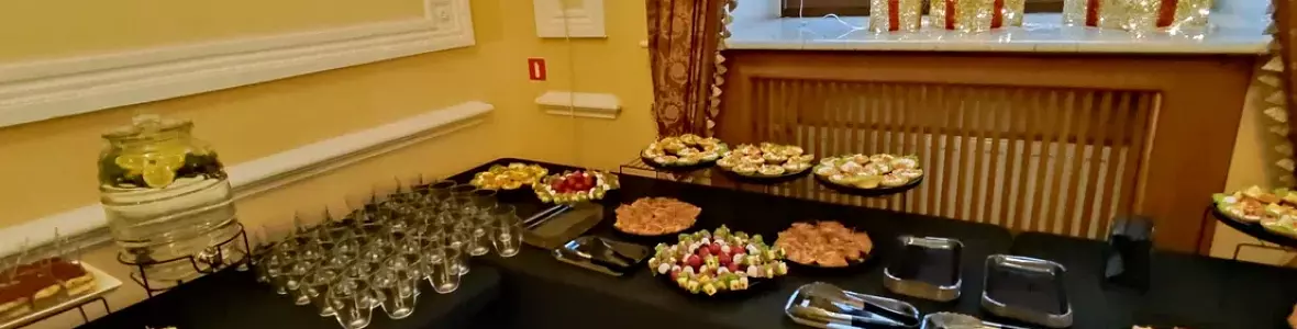 Фуршет на 50 человек в Филармонии 12 декабря 2024